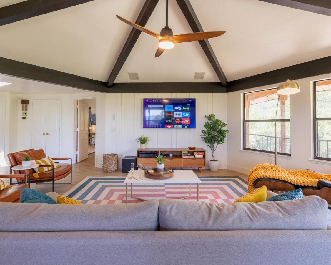Secluded Mtn Top Family Haven W/Views Spa & Arcade Three Rivers Eksteriør bilde